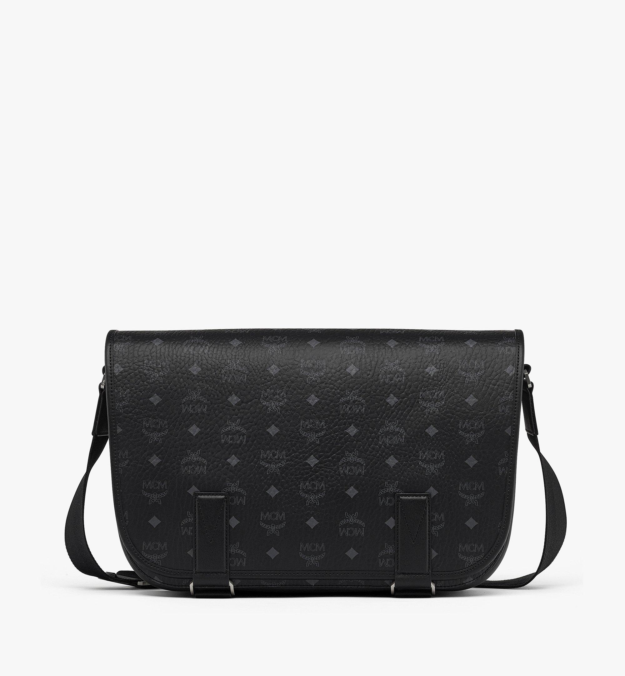 Black mcm crossbody bag hotsell